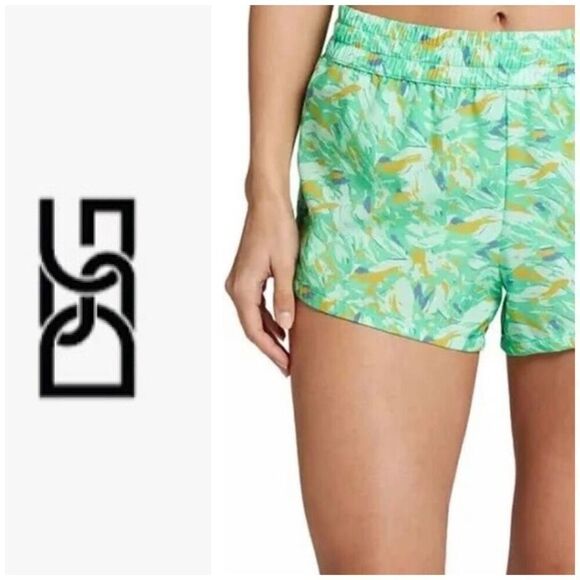 DSG - NWT - L Sz Small - Mid-Rise Stride Running Shorts/Built-In Brief/Green - Picture 1 of 14